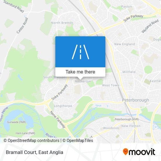 Bramall Court map