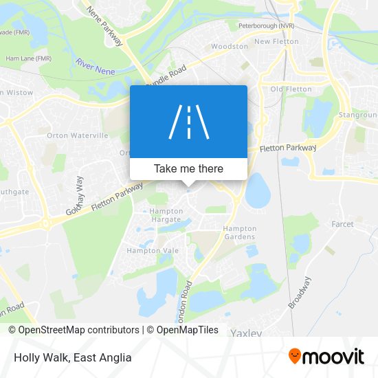 Holly Walk map