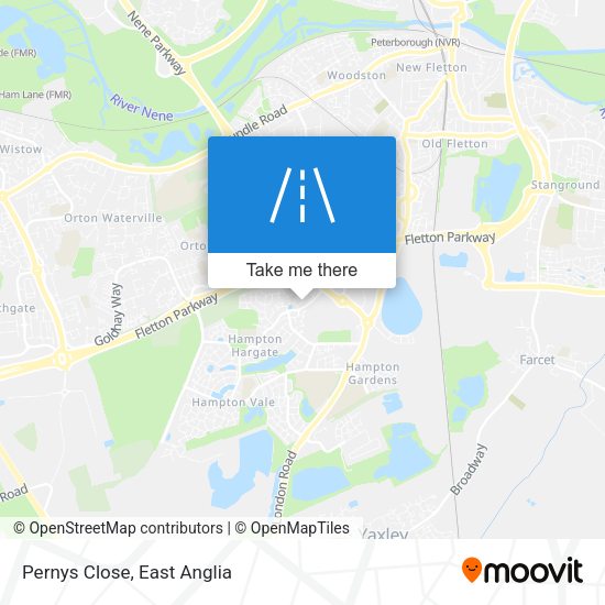 Pernys Close map