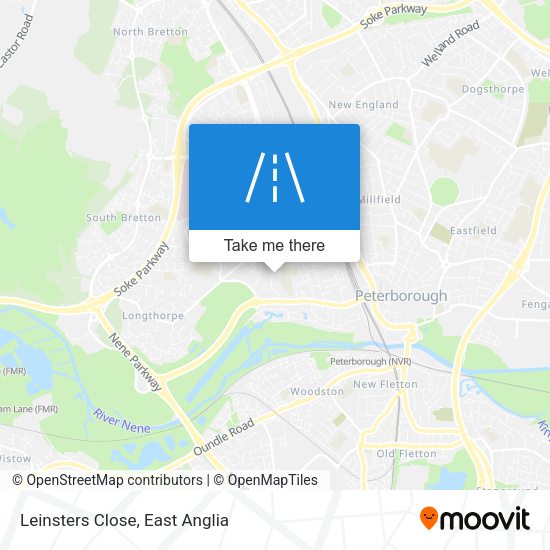 Leinsters Close map