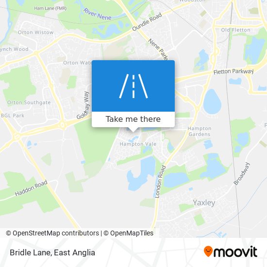 Bridle Lane map