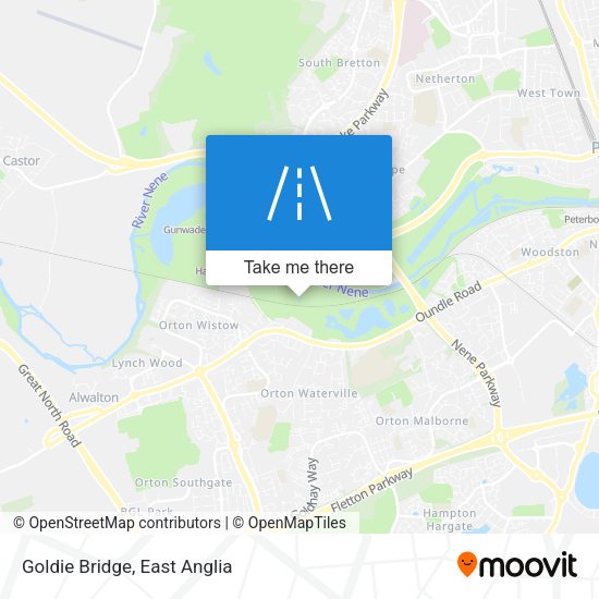 Goldie Bridge map