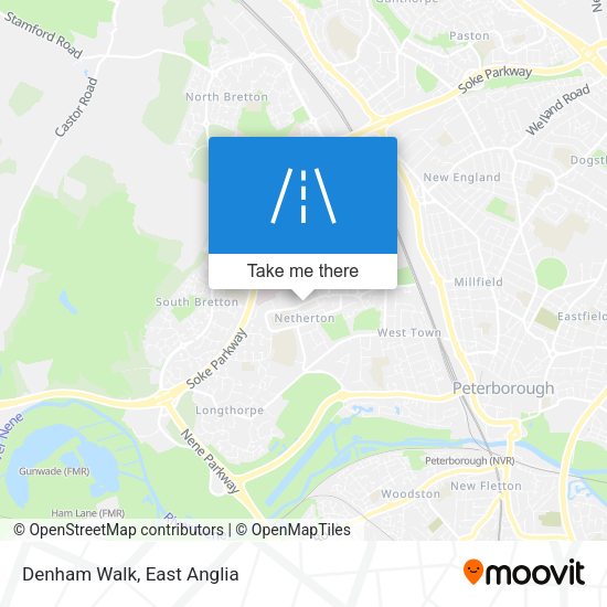 Denham Walk map