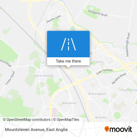 Mountsteven Avenue map