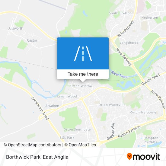 Borthwick Park map