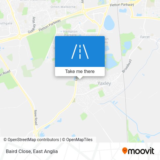 Baird Close map