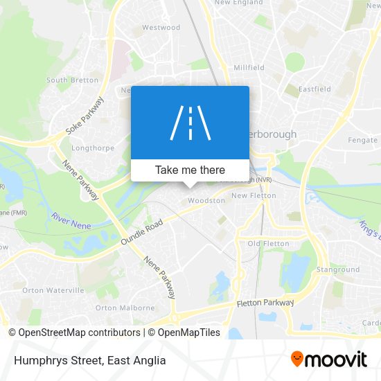 Humphrys Street map