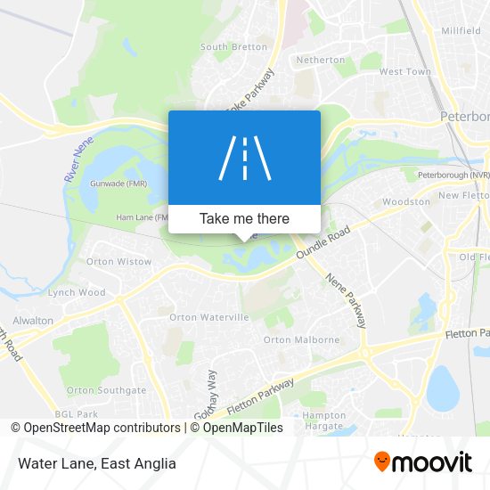 Water Lane map