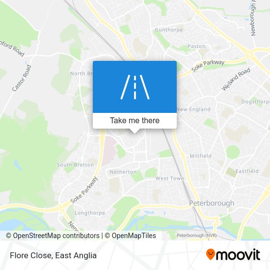 Flore Close map