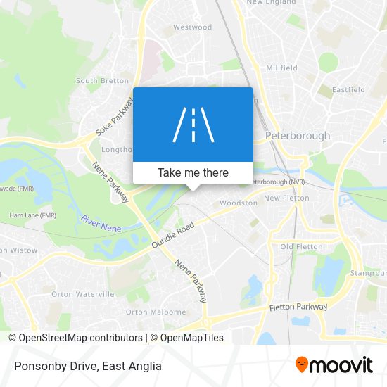 Ponsonby Drive map