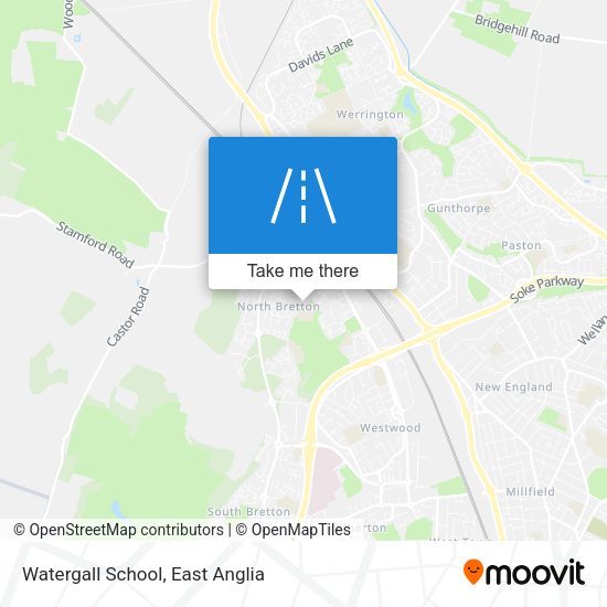 Watergall School map