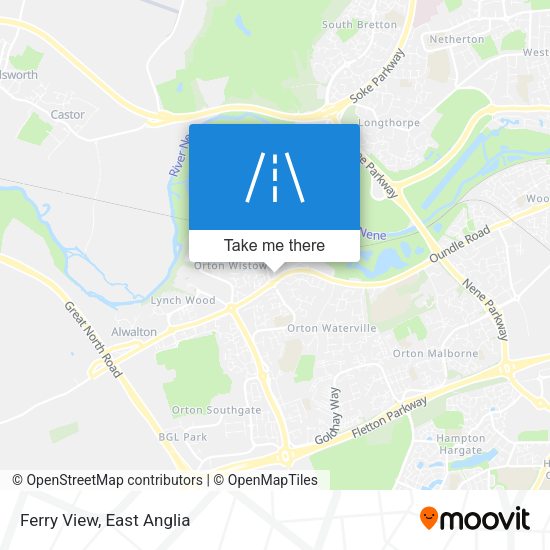 Ferry View map