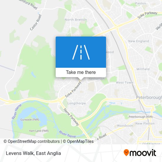 Levens Walk map