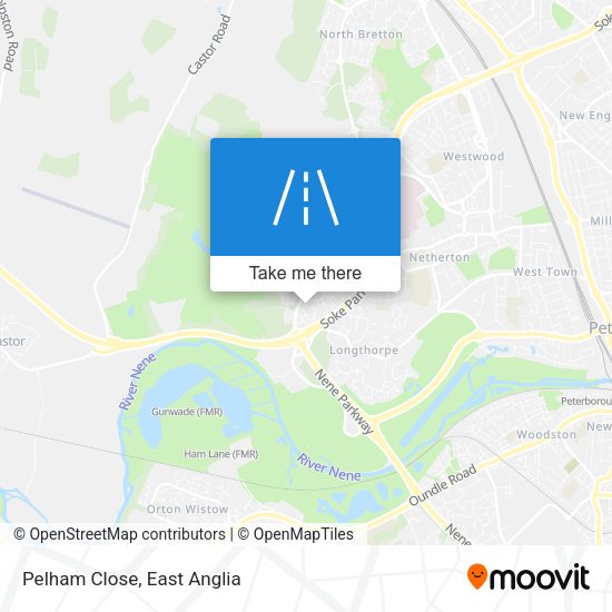 Pelham Close map