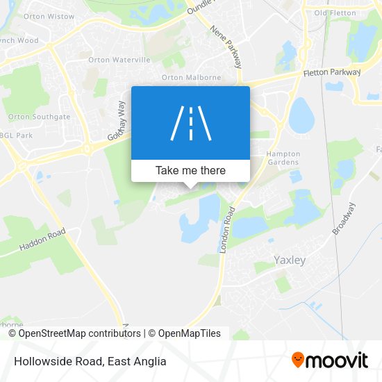 Hollowside Road map