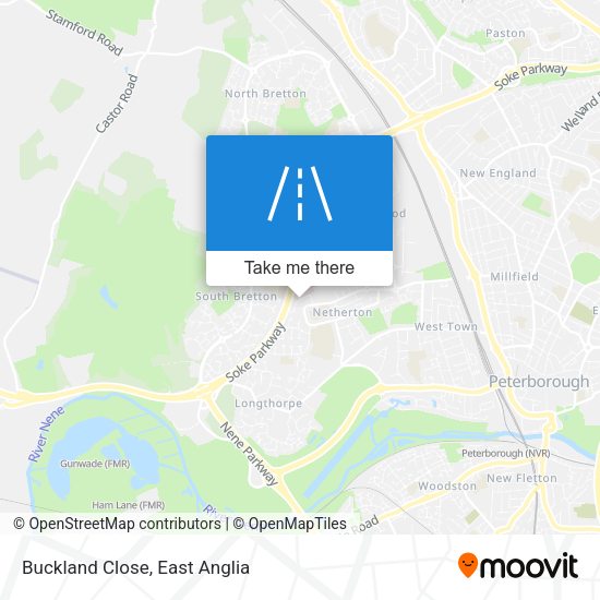 Buckland Close map