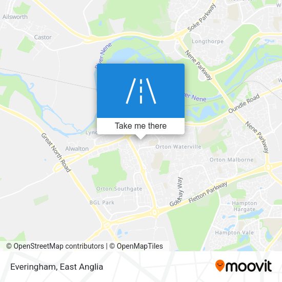 Everingham map