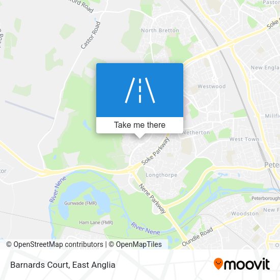 Barnards Court map