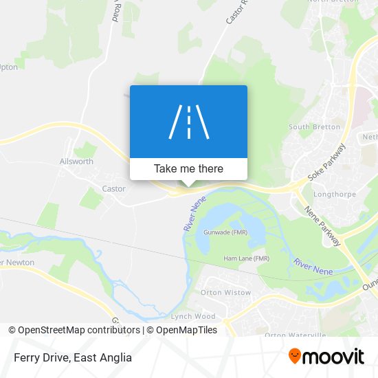 Ferry Drive map