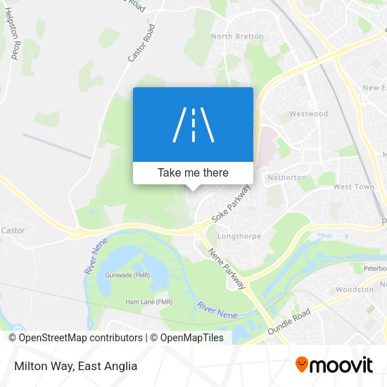 Milton Way map