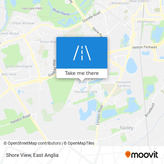Shore View map