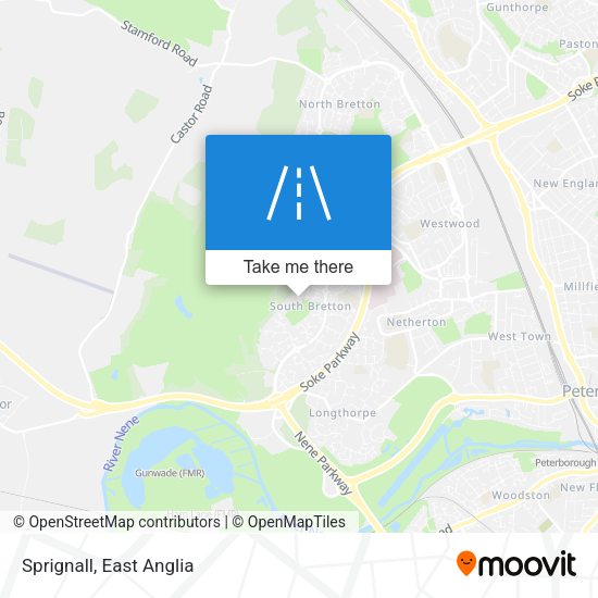 Sprignall map