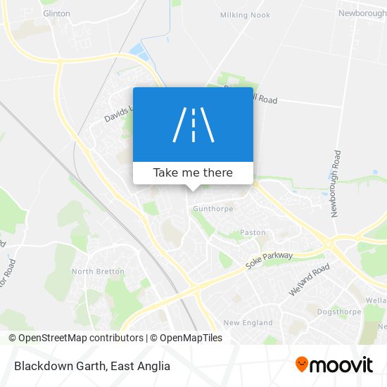 Blackdown Garth map