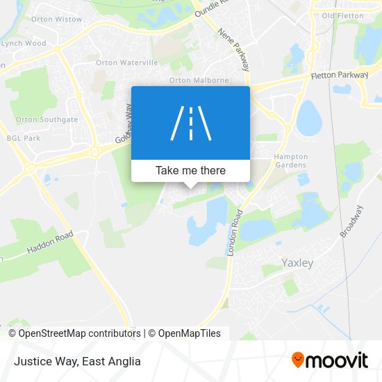 Justice Way map