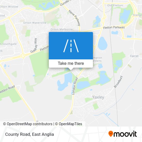County Road map