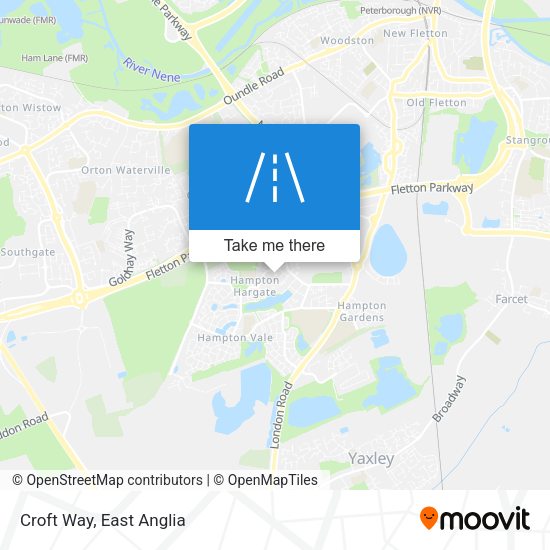 Croft Way map