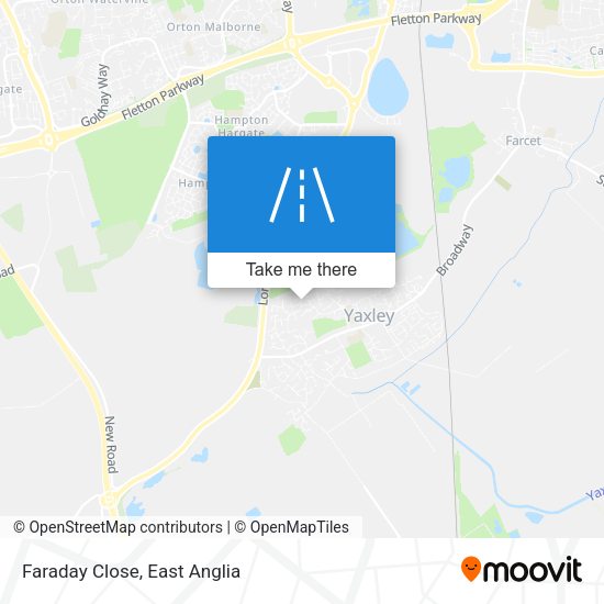 Faraday Close map