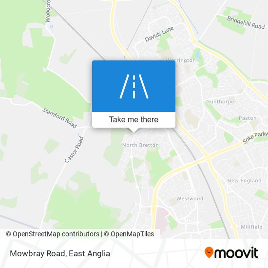 Mowbray Road map