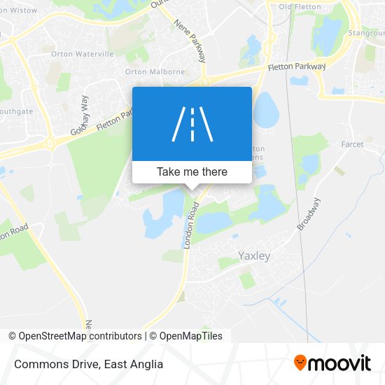 Commons Drive map