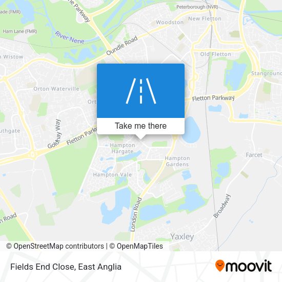 Fields End Close map