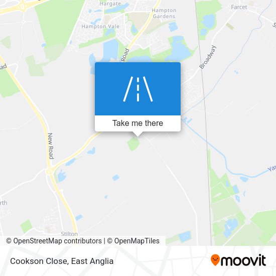 Cookson Close map
