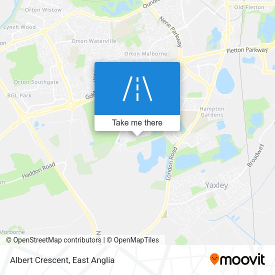 Albert Crescent map