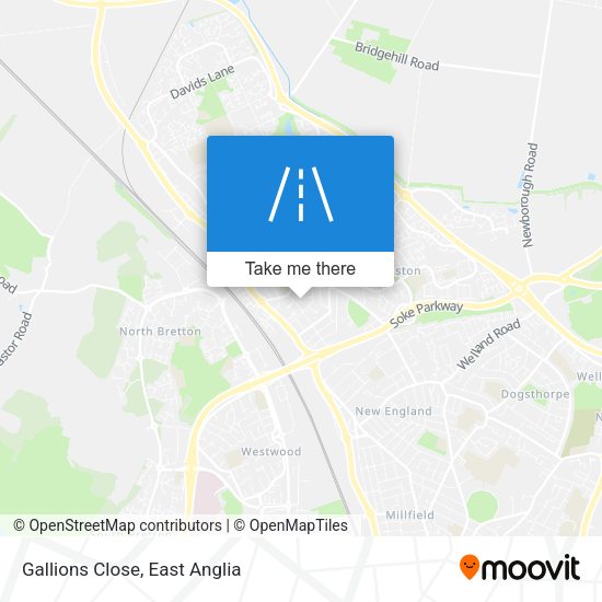 Gallions Close map