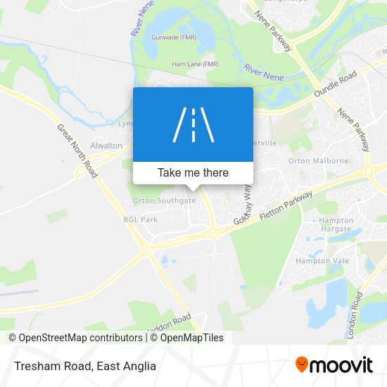 Tresham Road map