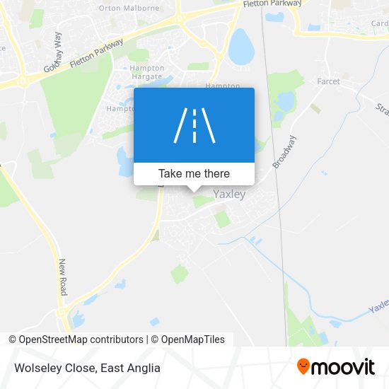 Wolseley Close map