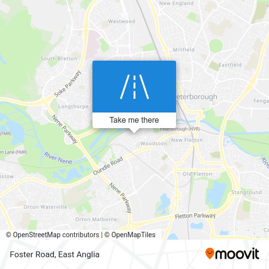 Foster Road map