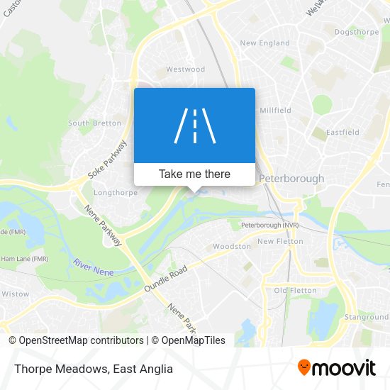 Thorpe Meadows map