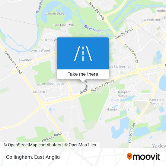Collingham map