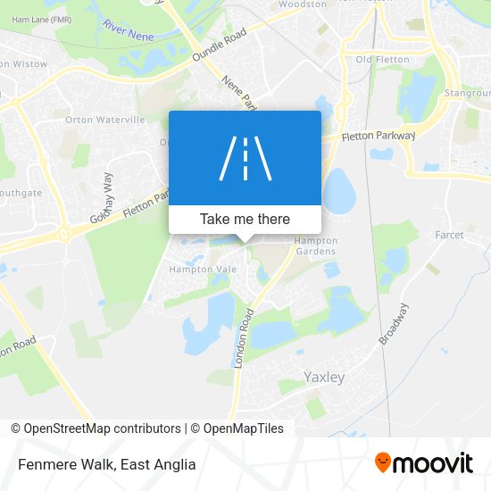 Fenmere Walk map