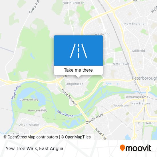 Yew Tree Walk map