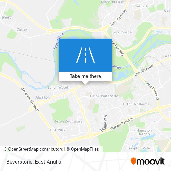 Beverstone map