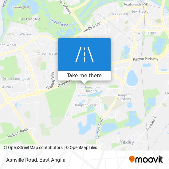 Ashville Road map