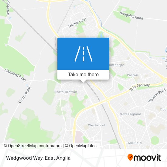 Wedgwood Way map