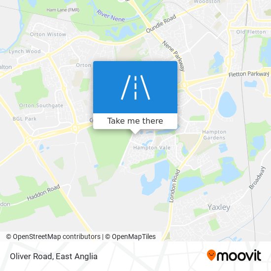 Oliver Road map