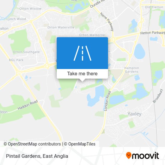 Pintail Gardens map