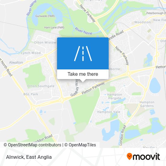 Alnwick map